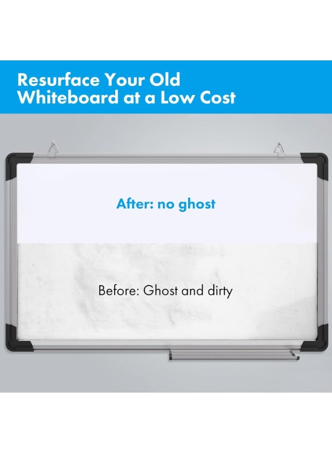 ملصق لوح أبيض 24 بوصة × 79 بوصة للجدار، لوح ممسوح بالجاف كبير، لصق وفك، لوح أبيض لصق على الجدار، ورق اتصال لاصق، لوح أبيض مع قلم رصاص واحد. - Image 4